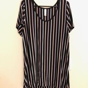 Lularoe Striped Classic Tee